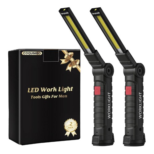 Coquimbo Linterna Taller LED Recargable Pack 2