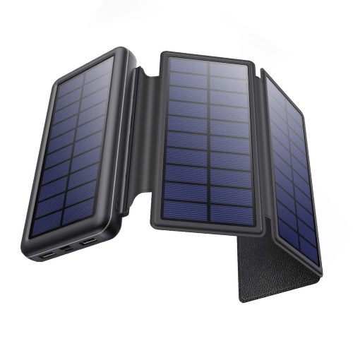 iPosible Power Bank Solar 26800mAh 4 Paneles