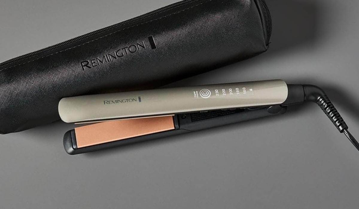Foto detalle de las placas de la Remington Keratin Therapy Pro S8593